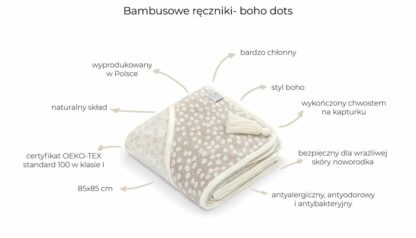 ręczniki bambusowe dots