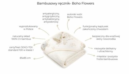 ręcznik boho flowers