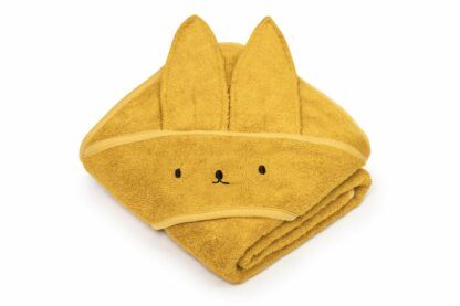 Bambusowy ręcznik mustard - rabbit