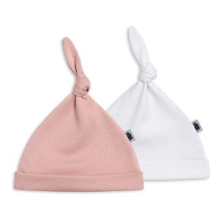 czapki w kolorze pink and white