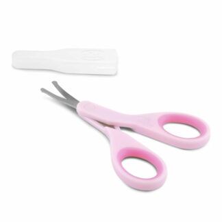 różowe nożyczki do paznokci dla niemowląt