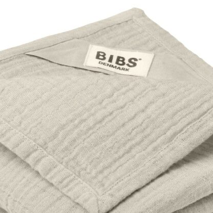 BIBS MUSLIN CLOTH 2 pieluszki muślinowe 100% ORGANIC COTTON SAND 70 x 70 cm