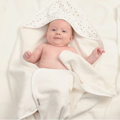 Bambusowy ręcznik niemowlęcy - Dots